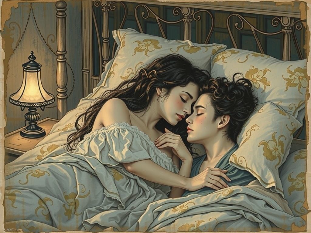 Tender Nighttime Encounters in Soft, Golden Light