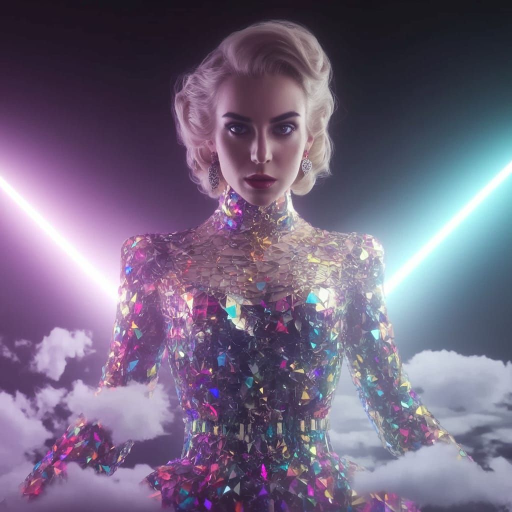 Emma Frost, if her secondary mutation occurred in the height...