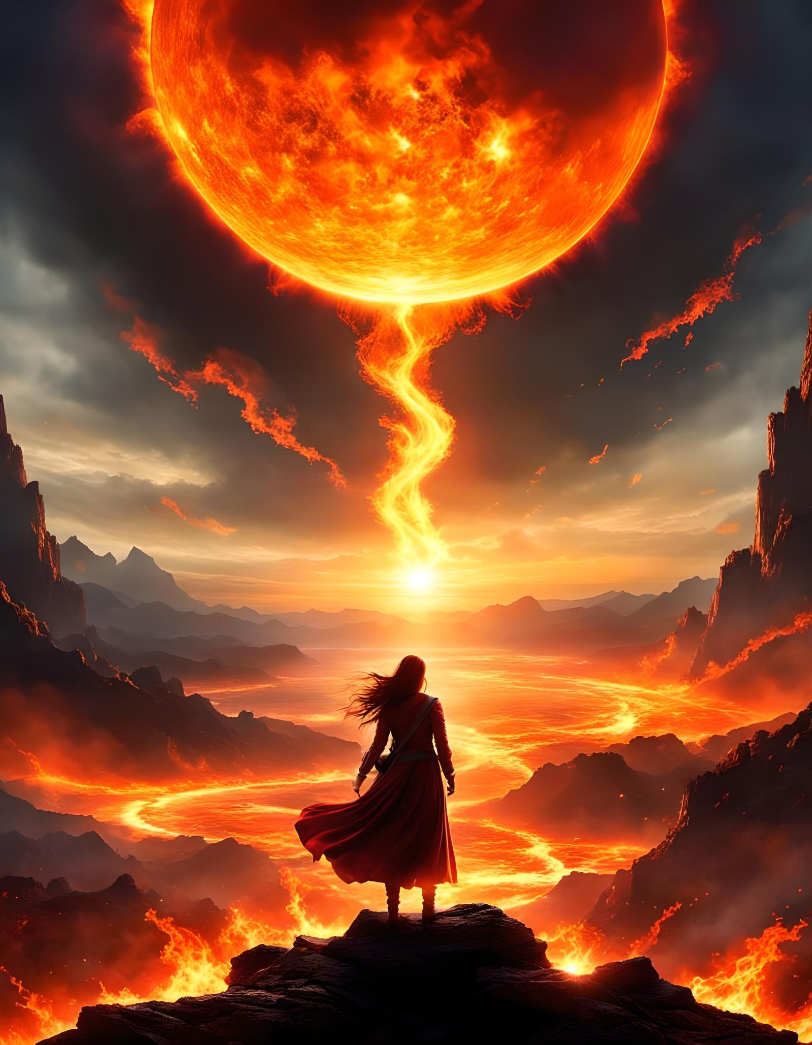 Ethereal Sunrise: Fading into Fantasy