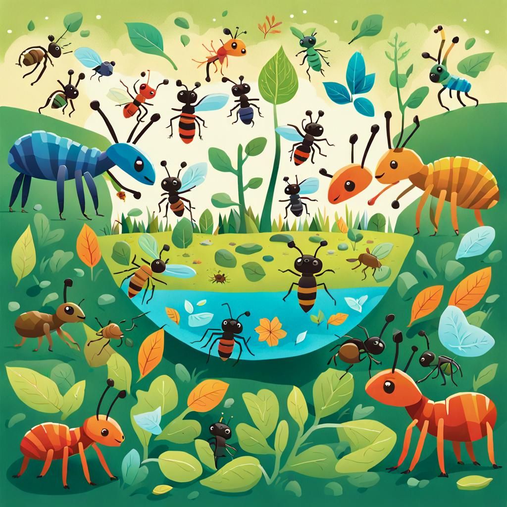 Earth Day Illustration: Unity and Sustainability