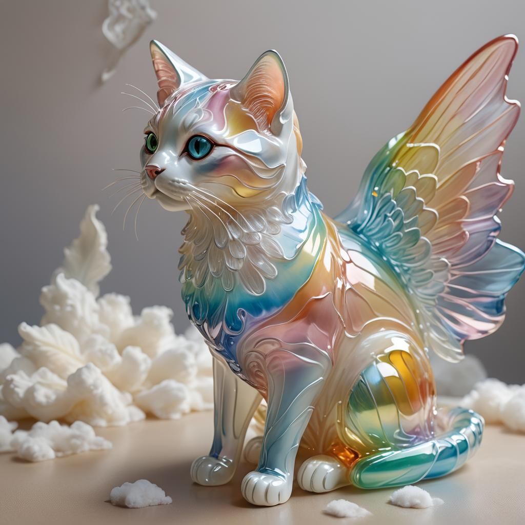 Pastel Rainbow Cat