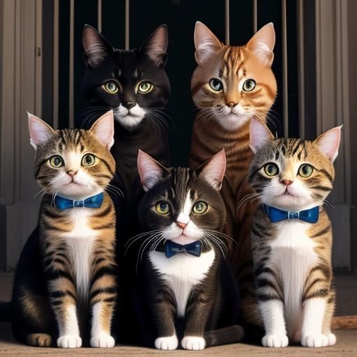 Image of Many Cats
