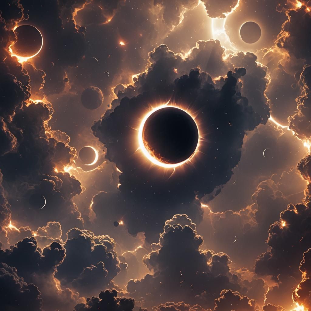 Fantasy Eclipse Wallpaper Design