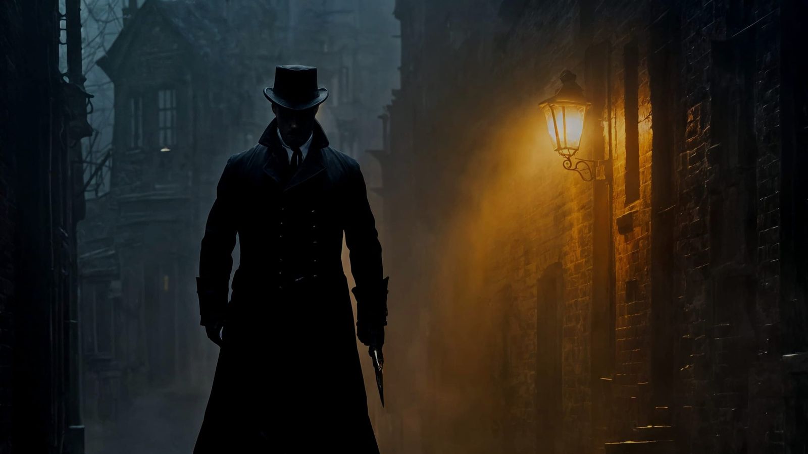 Jack the Ripper in Expressionist Impasto Painting