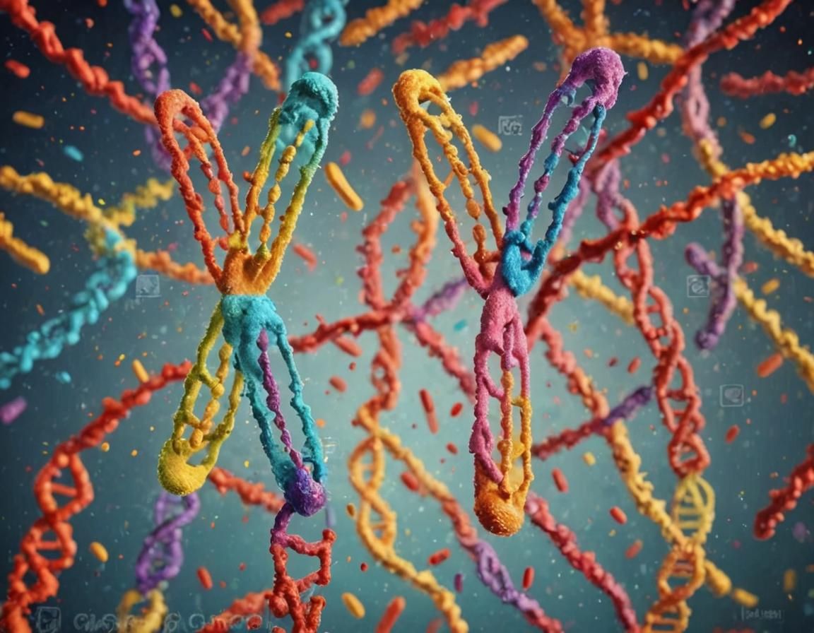 Hyperrealistic X and Y Chromosomes with DNA