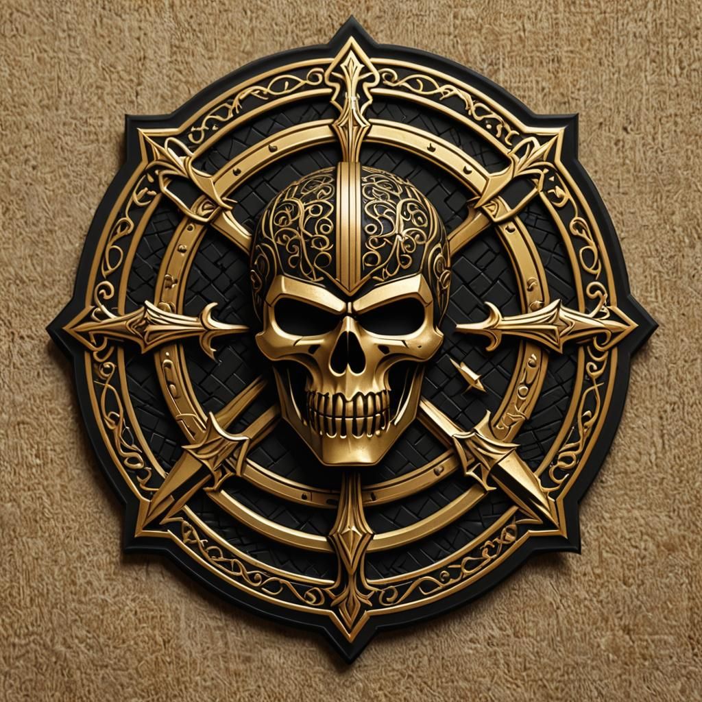 Medieval Army Patch for 'Army of Two' in Gold