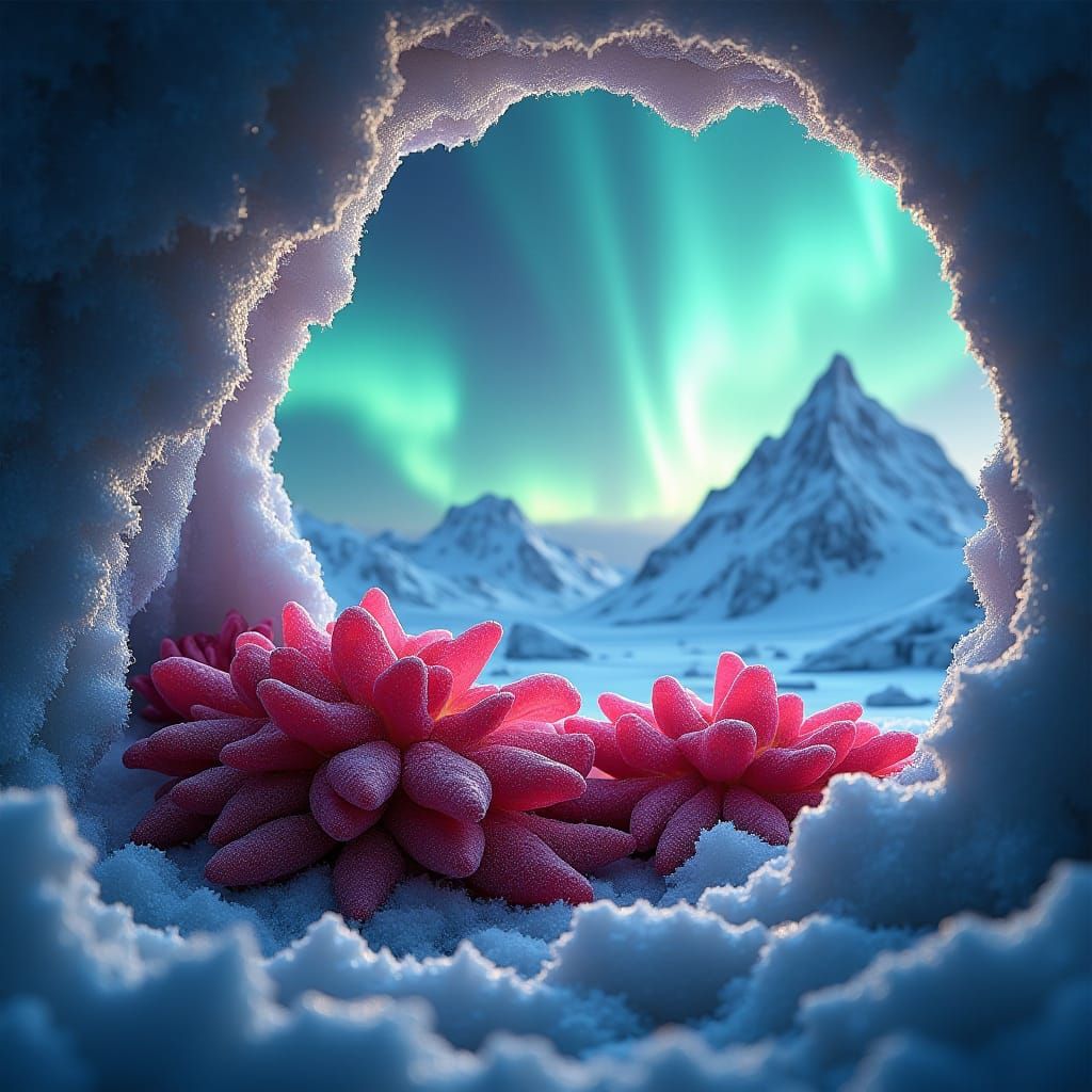 Arctic Mustard and Beets in Crystalline Cave