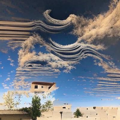 The Sky Moves Sideways AI Art
