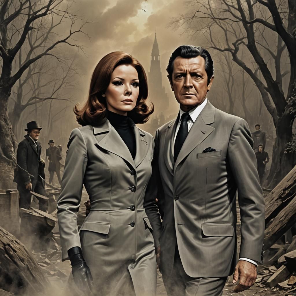 Emma Peel & John Steed (The Avengers)