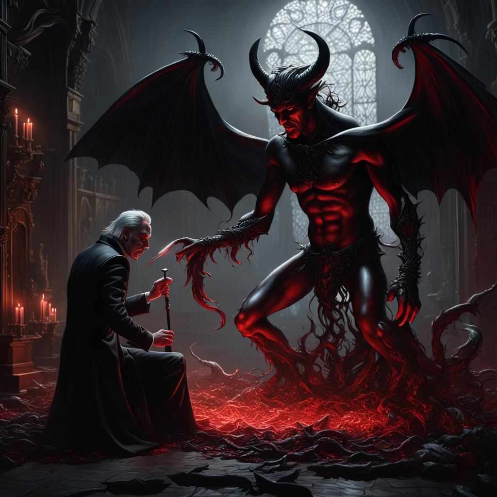 Deal with the Devil: Gothic Dark Fantasy Art