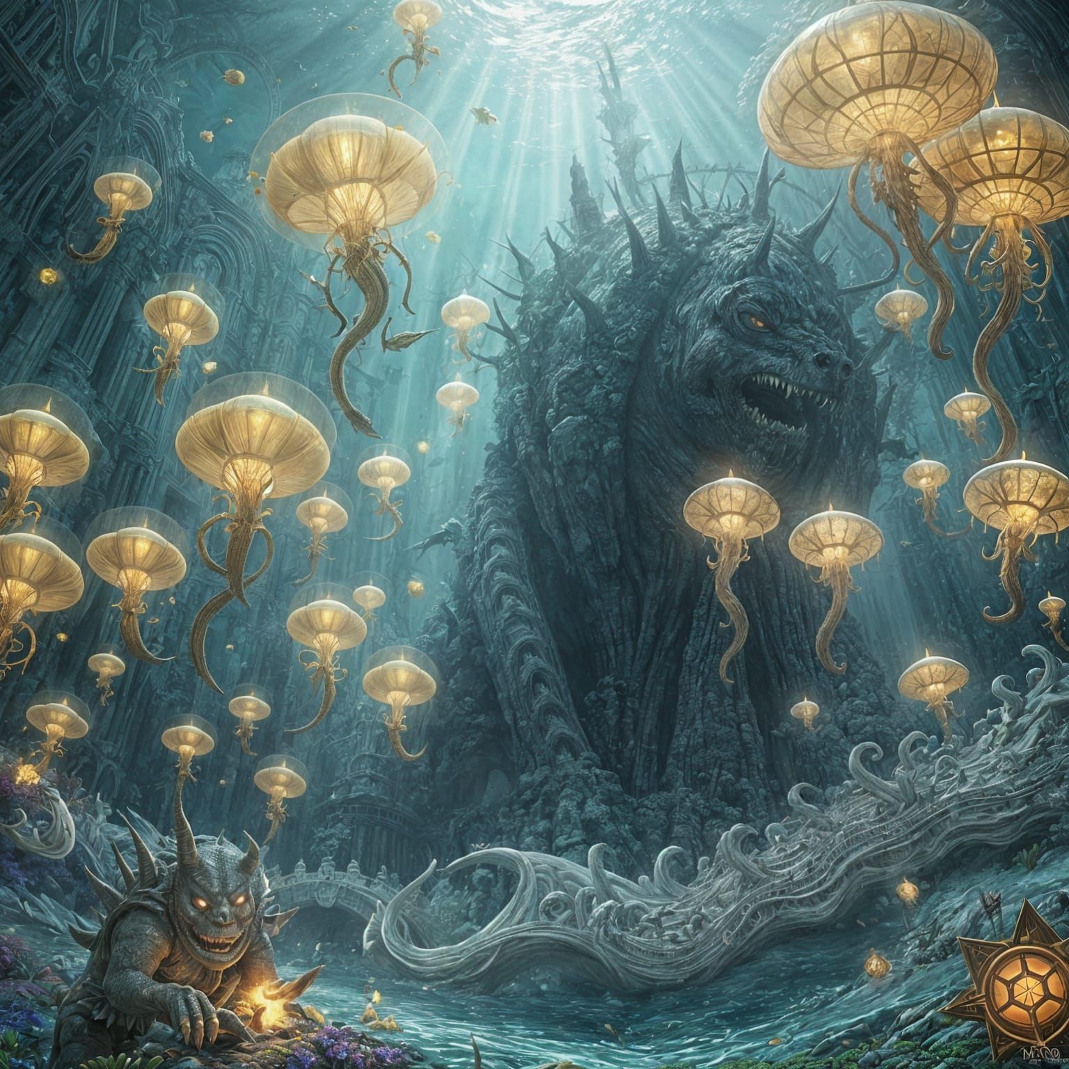 Beneath the Waves of a Fantastical Abyss