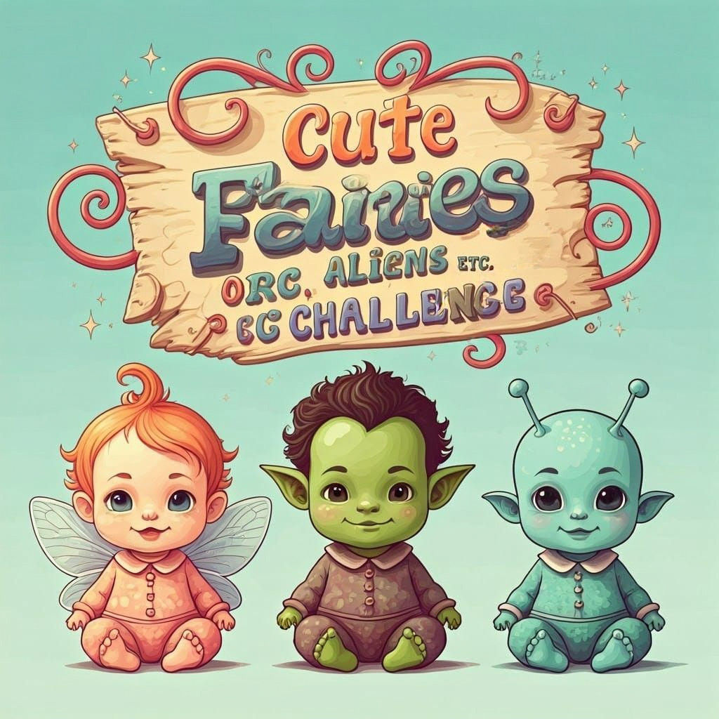 Adorable Fairies, Orcs, and Aliens Challenge