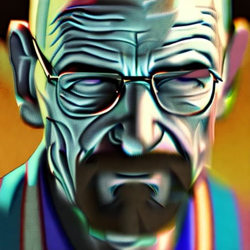 Photorealistic Portrait of Walter White in 8k