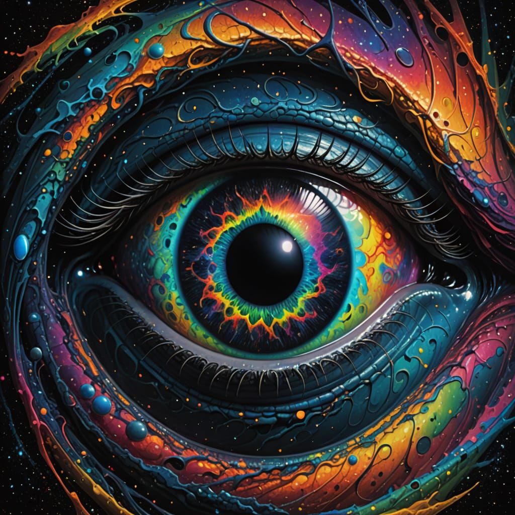 Ethereal Cosmic Eye in Alien God's Realm