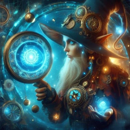 Glimmering Gnome Portal to Mystical Realm