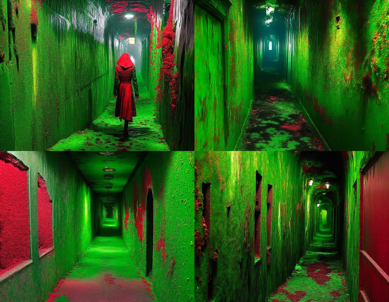 Eldritch Hallway of Mould and Melting Flesh