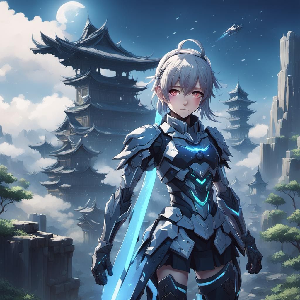 Overwhelmed: Detailed 3D Anime Art