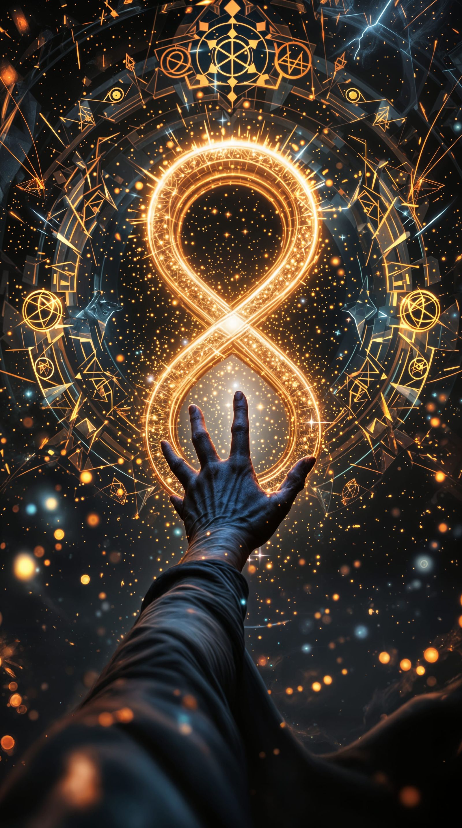 Mystic Tiefling Reaches for Infinity