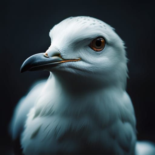Portrait of a seagull