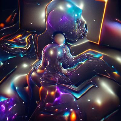 Cosmic Holographic Astral Illustration by Pablo Amaringo