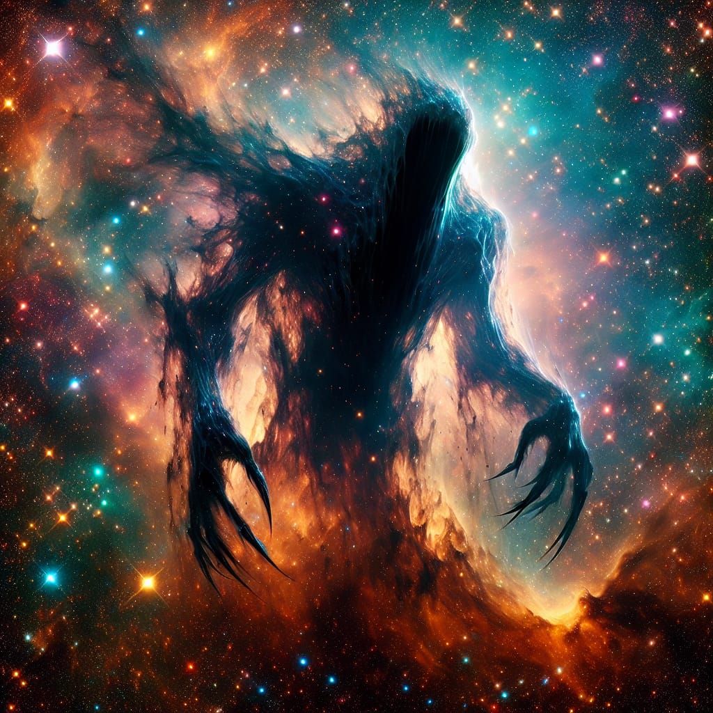 Dark Nebula Monster Devouring Light