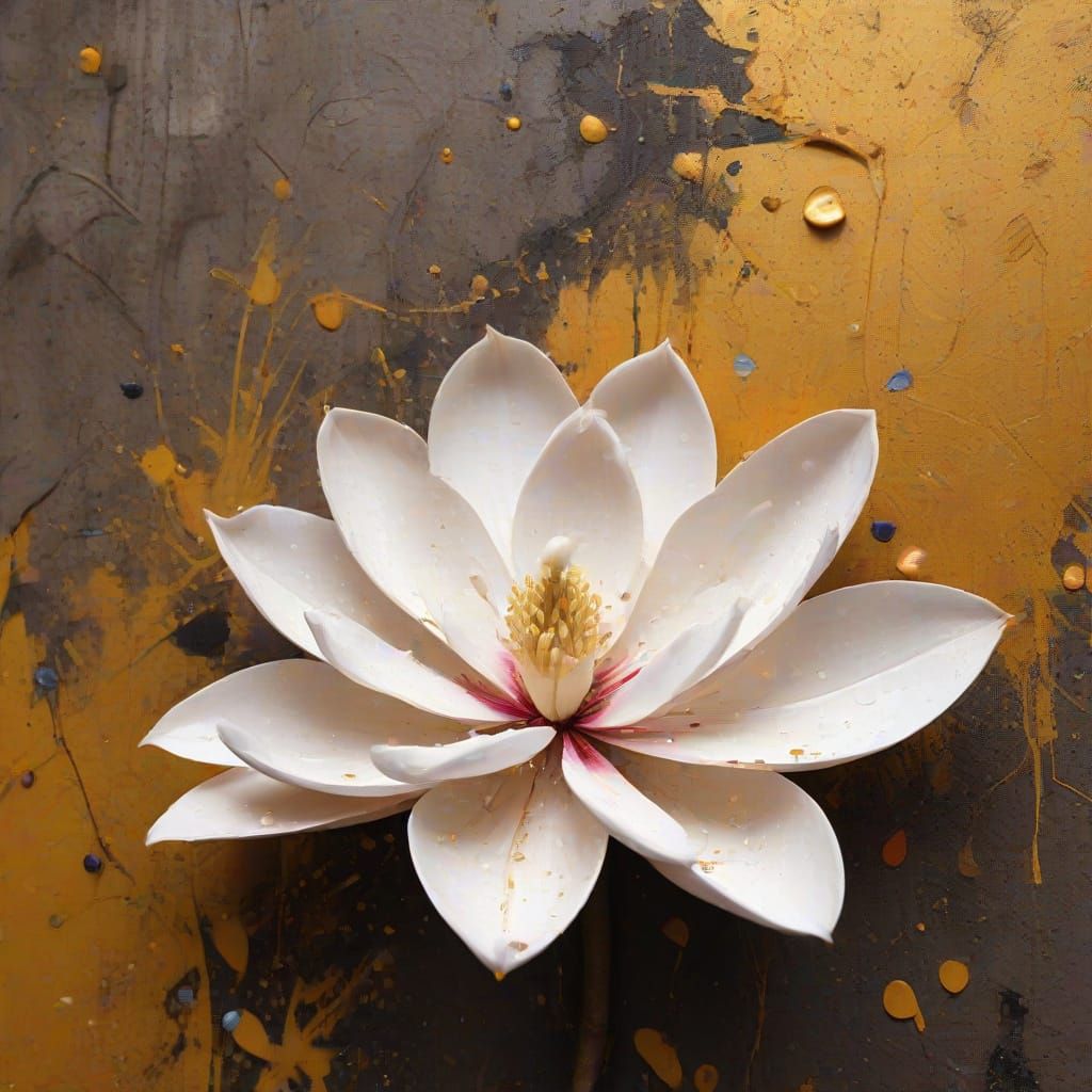 Magnolia Street Art in Urban Graffiti Style