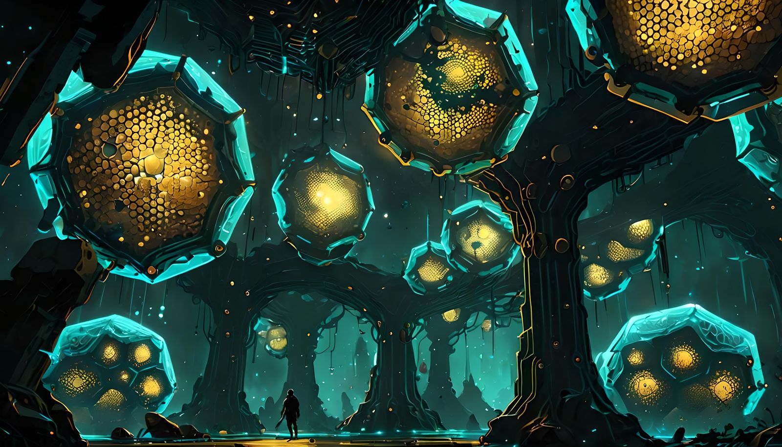 Abstract Image of The Hive