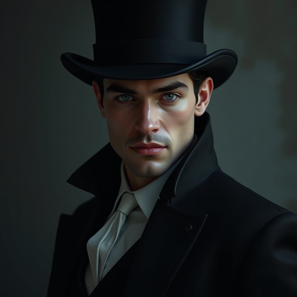 Ultra-Realistic Emperor in Dark Fantasy Sci-Fi Style