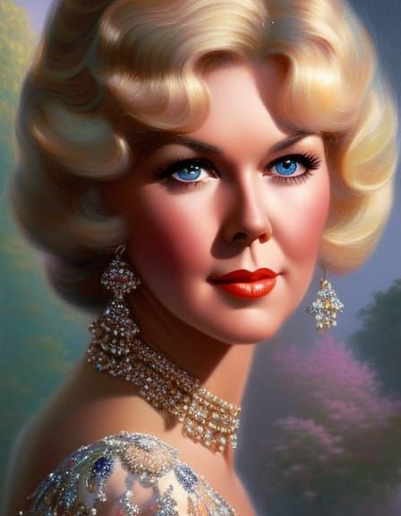 Detailed Portrait of a Beautiful Woman in Fantasy Art Style