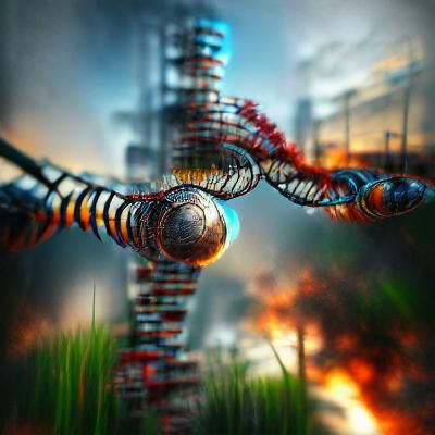 Double Helix Structure Render