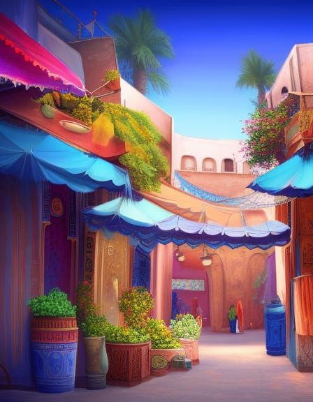 Dreamy Morocco Market