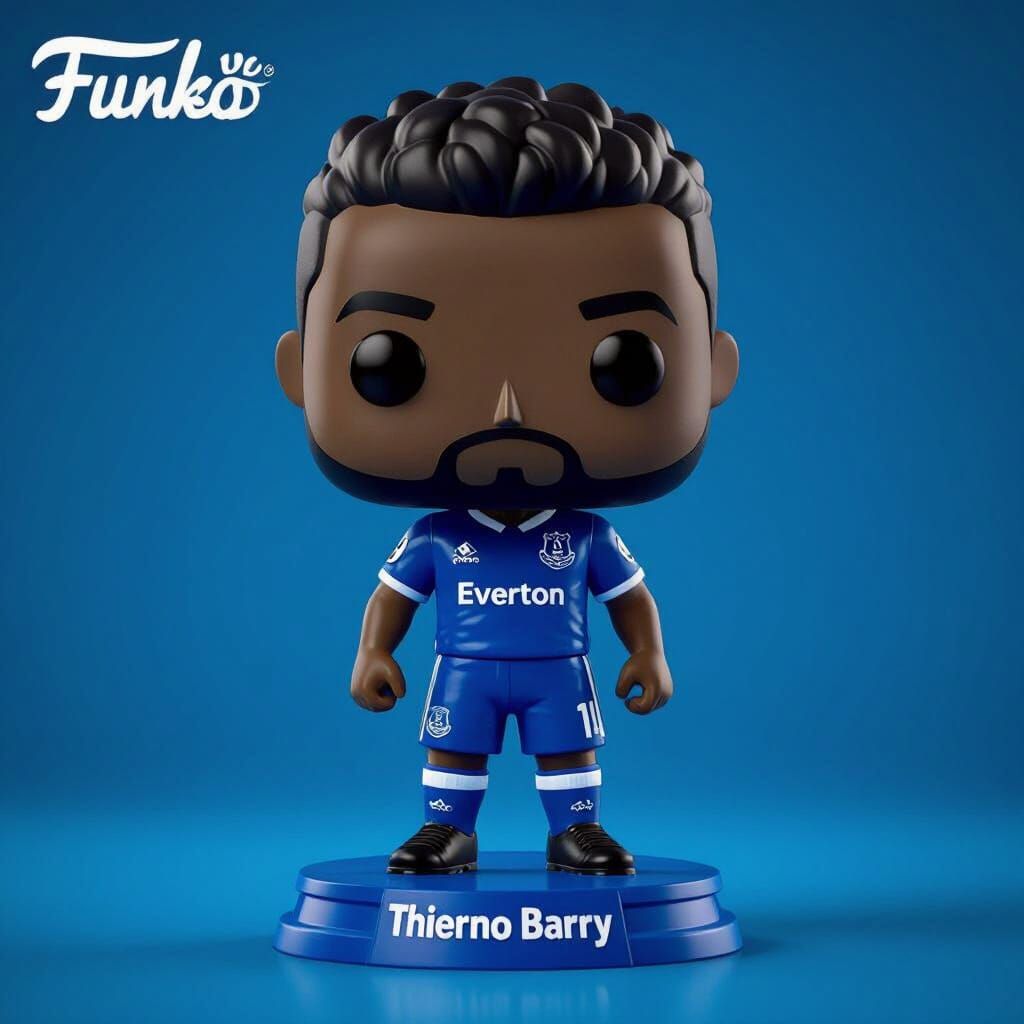 Funko Pop Thierno Barry Everton Footballer Vinyl Figure