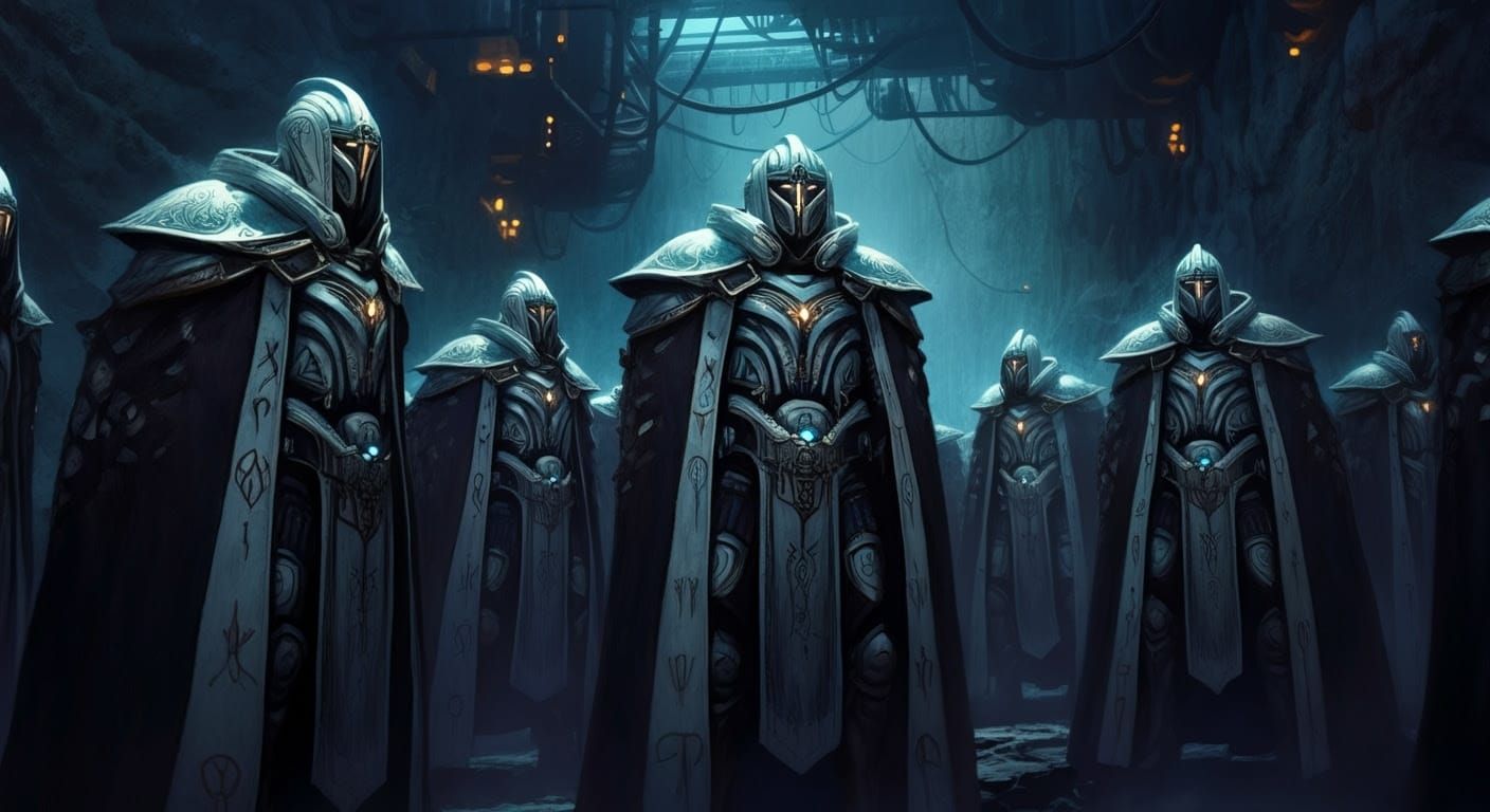 Leagues of Votann Warriors in Mining Stronghold