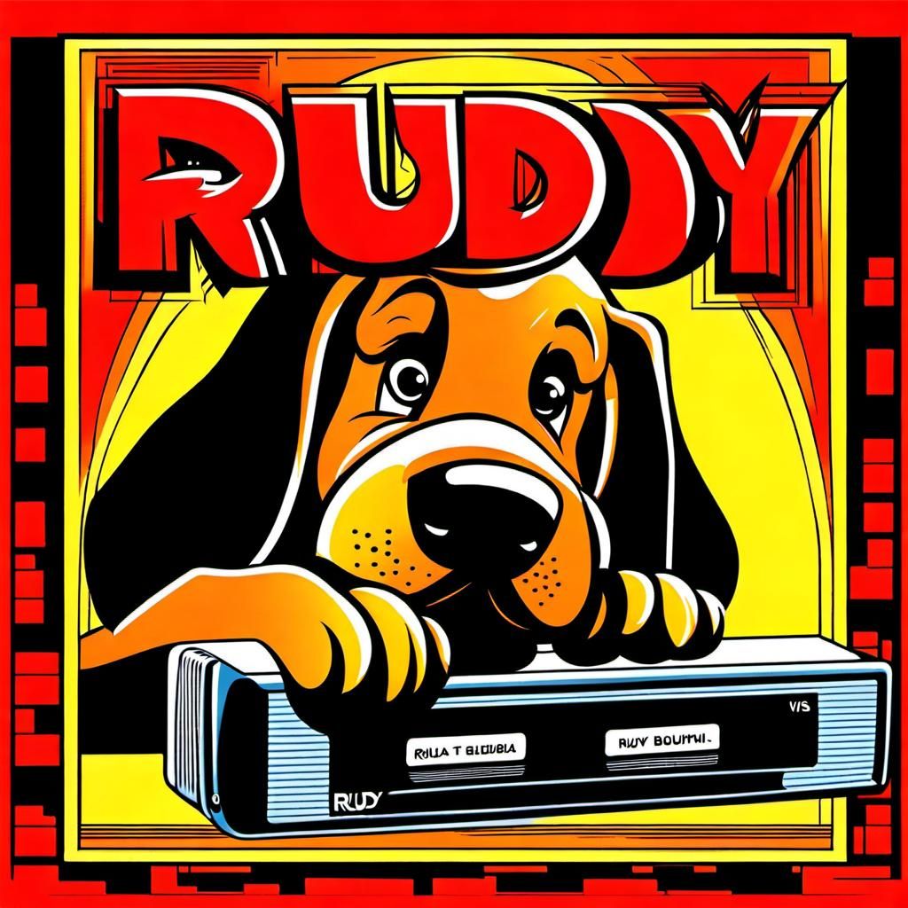 Cartoon Bloodhound on VHS Movie Cover