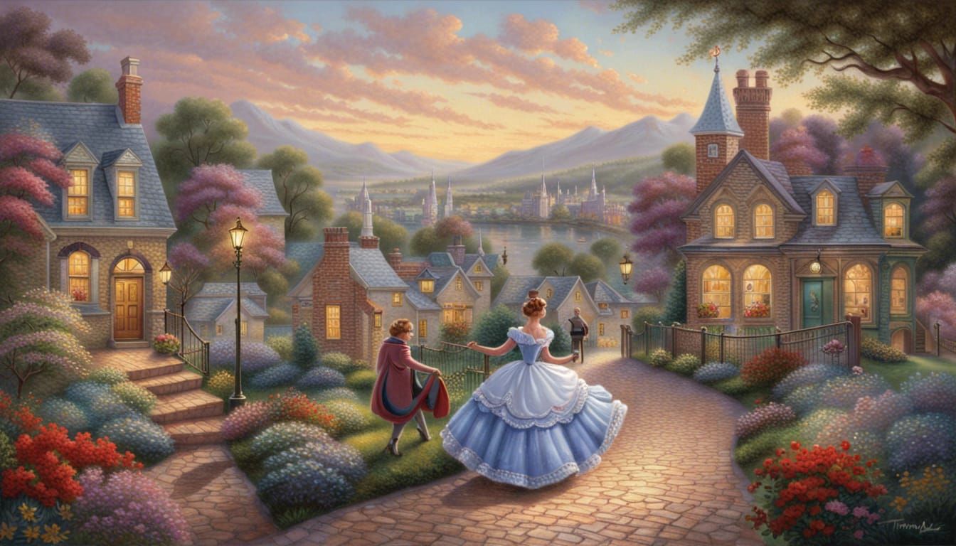 Thomas Kinkade Style Supercalifragilisticexpialidocious Imag...