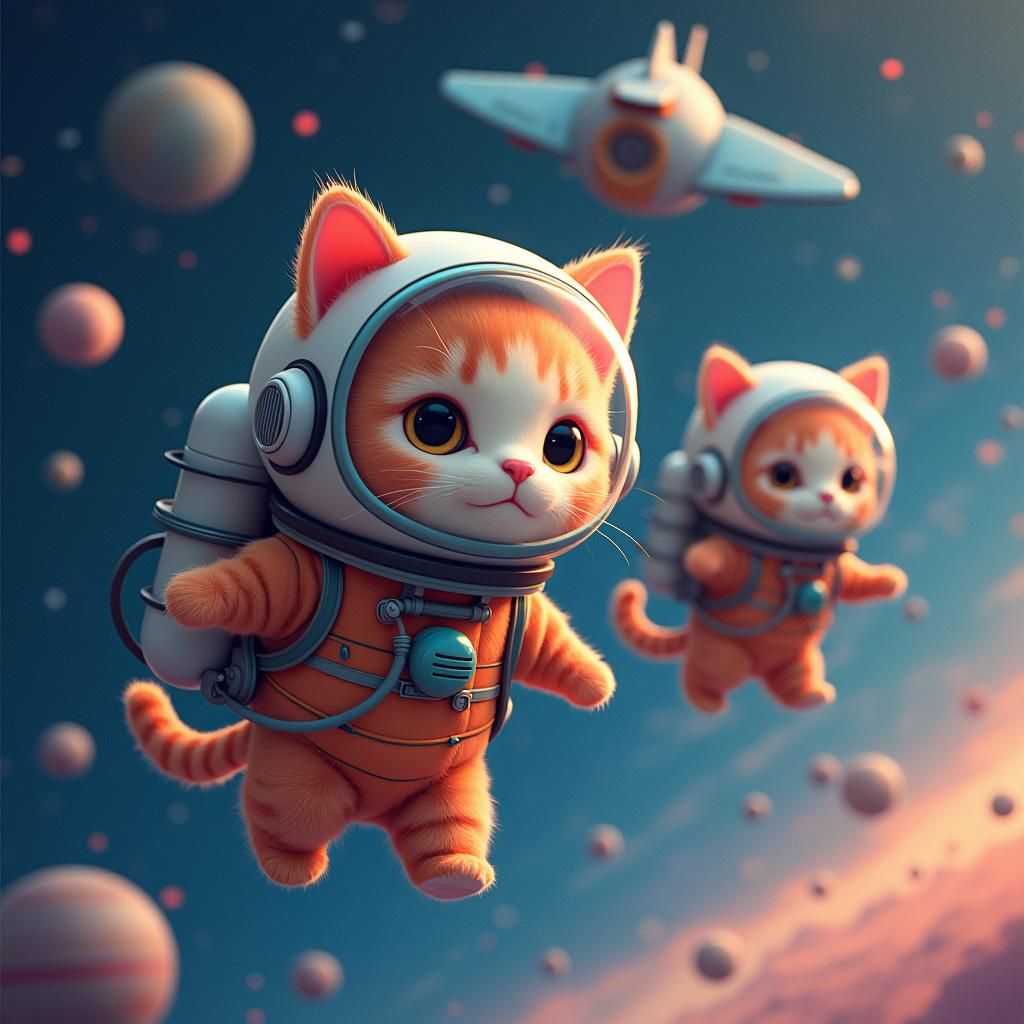 Cats in Space: A Fantastical Sci-Fi Adventure