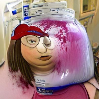 Disturbing Image of Meg Griffin in Dark Scenario