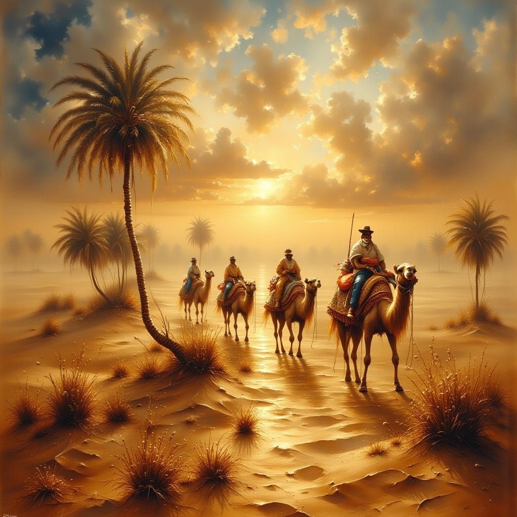 Sahara Caravan Trek in Baroque Style