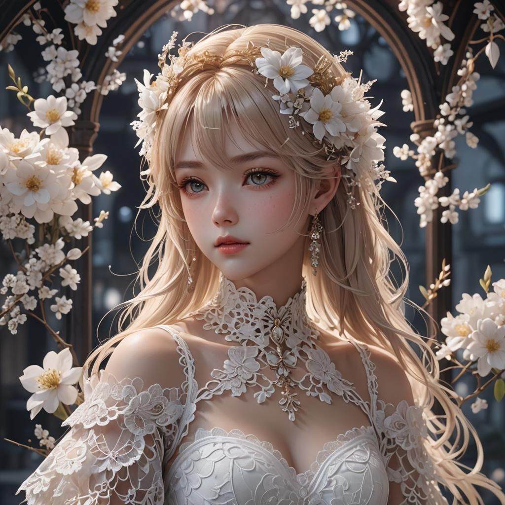Lace Dream in Detailed 3D Anime Art Style