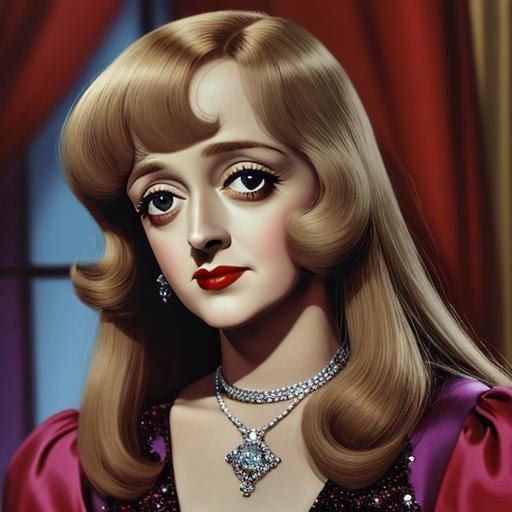 Bette Davis AI Generated Portrait