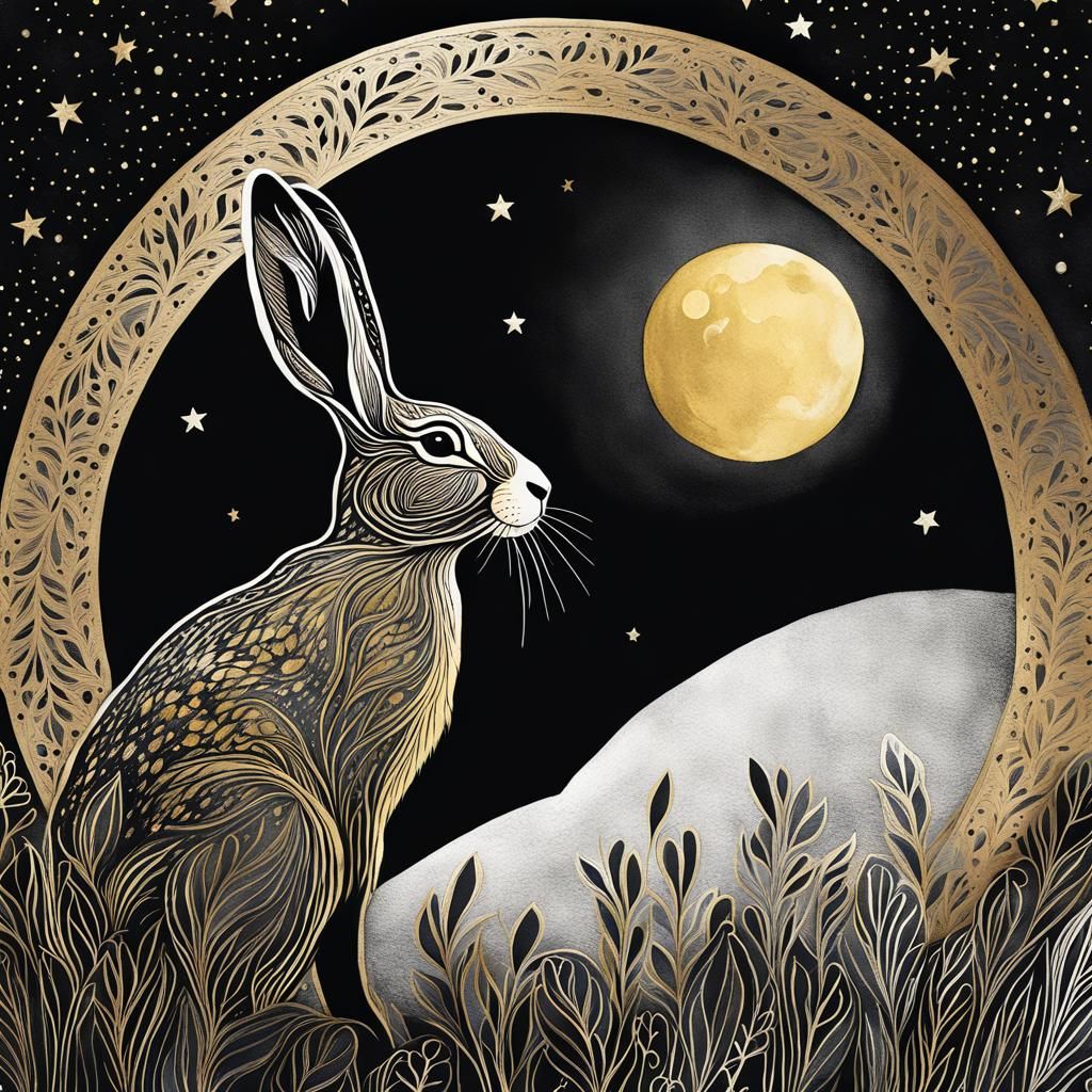 Hare Illustration