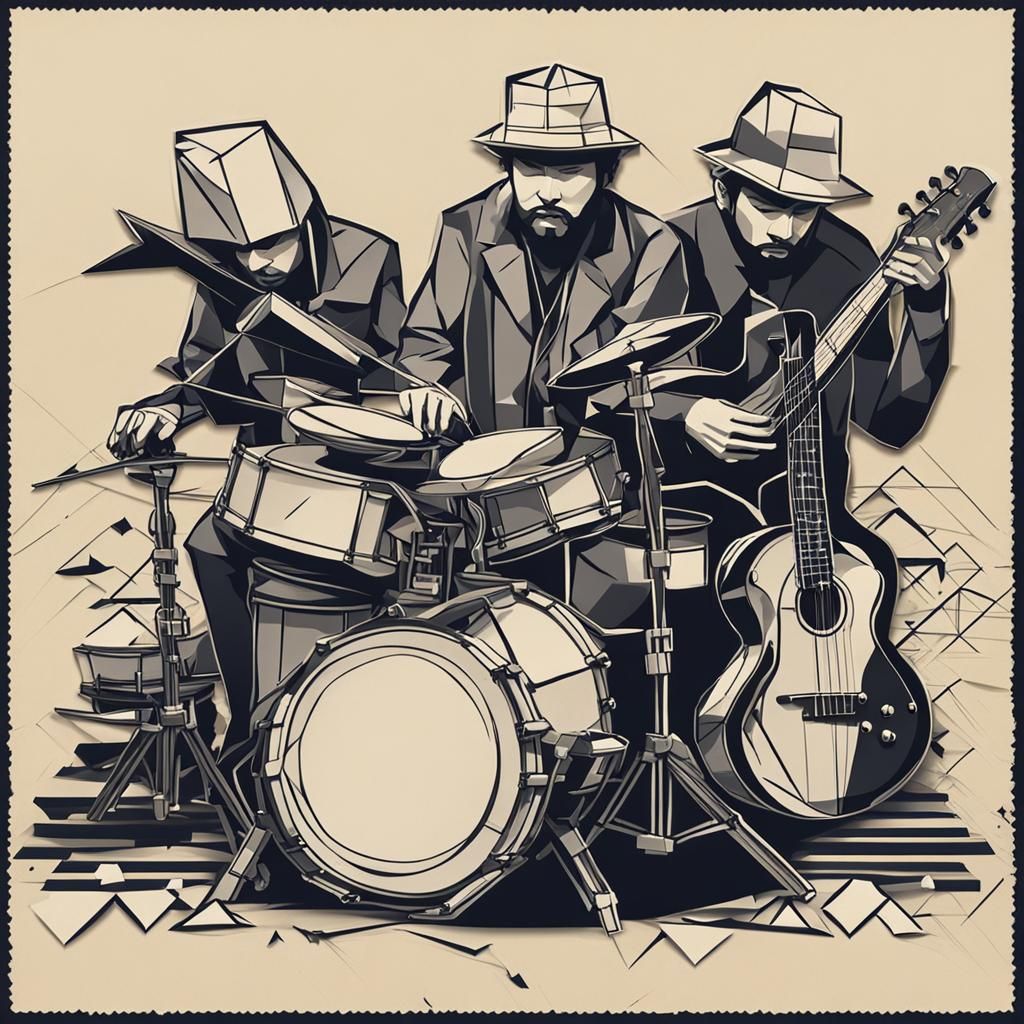 Origami Toad Band Papercraft in 8K