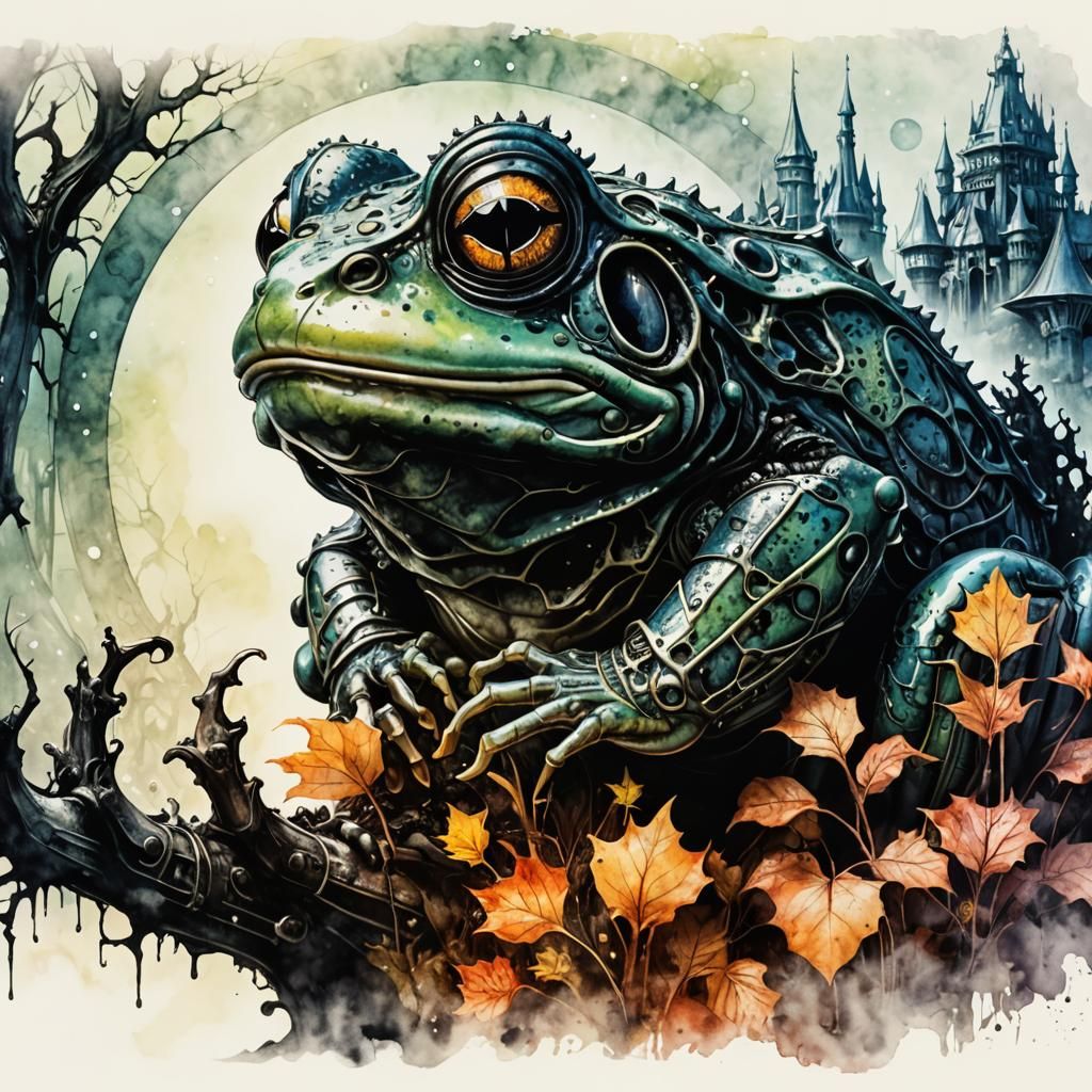 The Frog King by H.R. Giger: A Grimm Fairy Tale