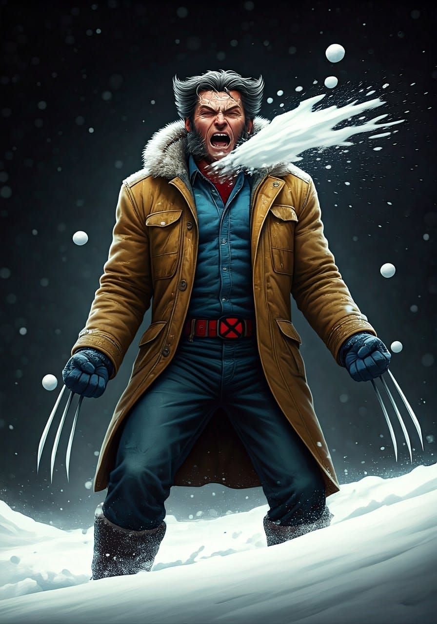 Wolverine Snowball Fight: A Marvel Comics Masterpiece