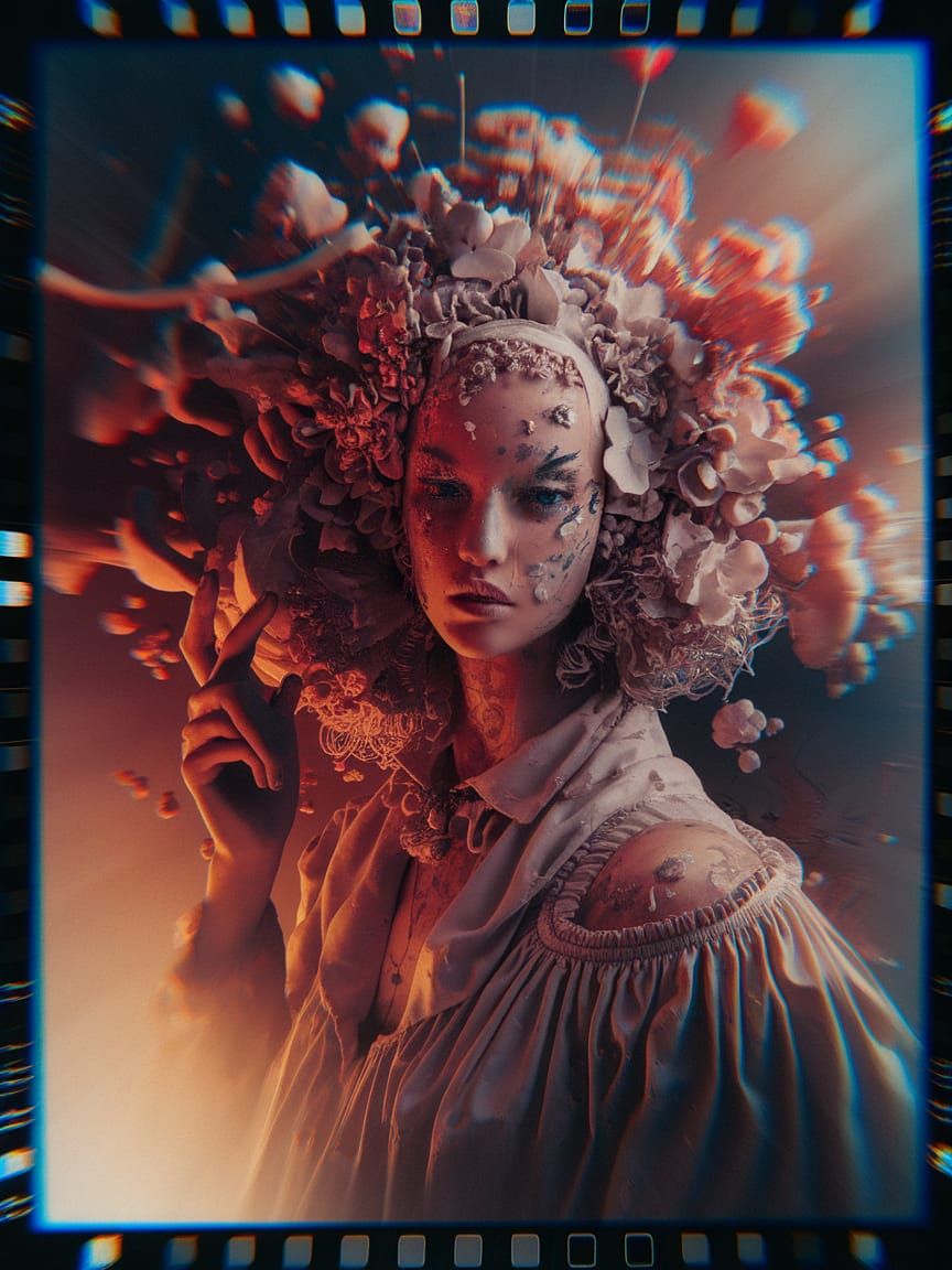 Dreamlike Cinematic Photo With Cryptic Symbolism