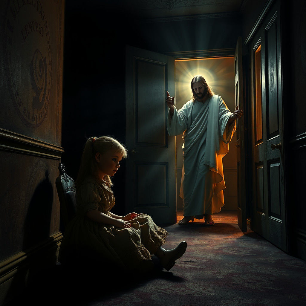 Christ Confronts Annabelle in Abandoned Mansion