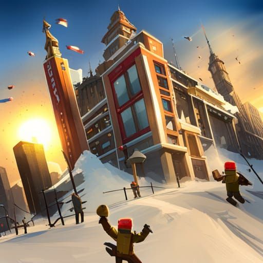 AI Generated Roblox Style Gaming Logo