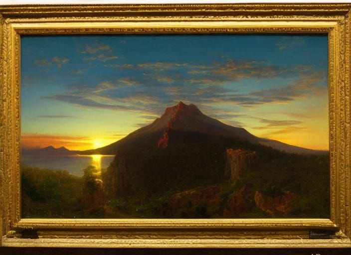 Hudson River School Inspired Landscape