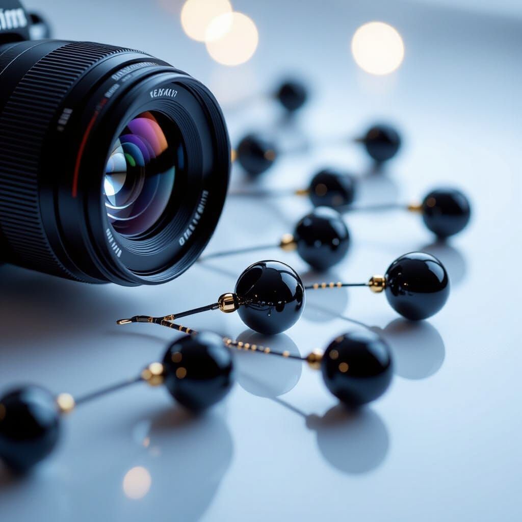 Obsidian Opulence Captured in Sharp DSLR Photography