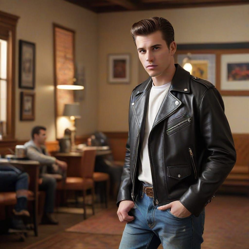 1950s Style Greasers in Earthy Tones Photography